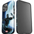 Marvel Black Panther Jumping Through Air iPhone 15 Pro Max Impact Case